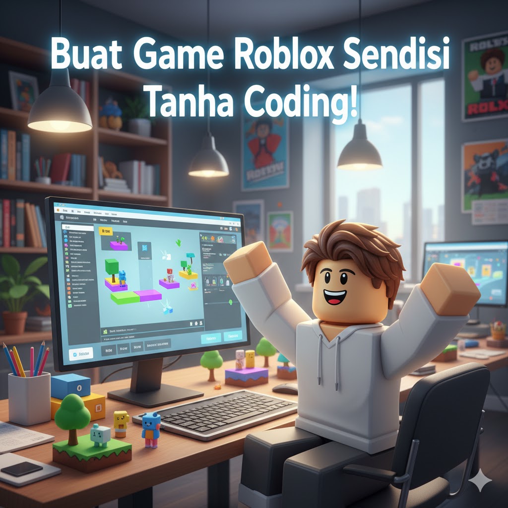 Cara Buat Game Roblox Sendiri Tanpa Coding di 2025!