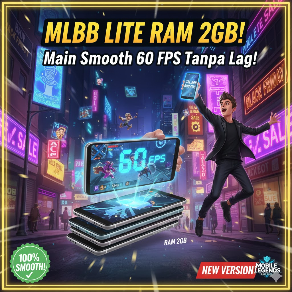MLBB Lite RAM 2GB: Main Smooth 60 FPS Tanpa Lag!
