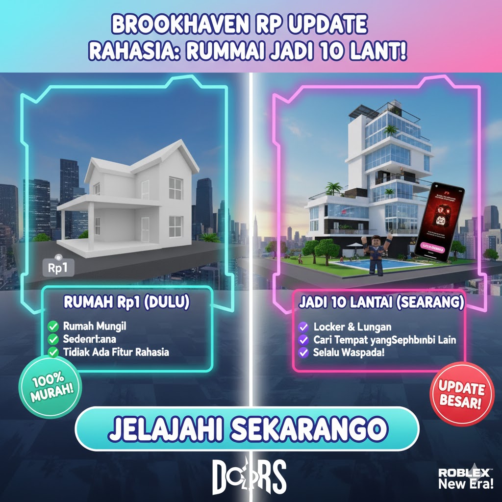 Brookhaven RP Update Rahasia: Rumah Rp1 Jadi 10 Lantai!