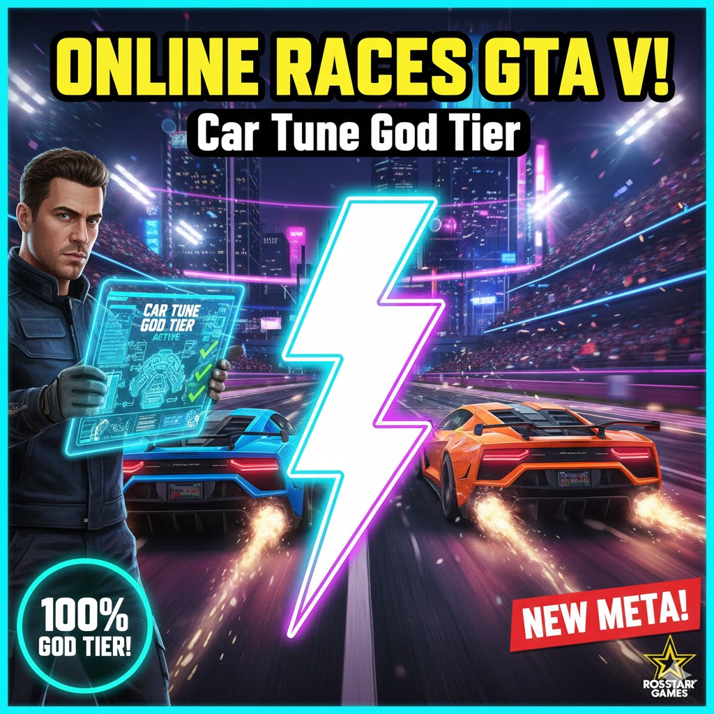 GTA Online Races: Car Tune God Tier 2025 – Setup Tercepat Dominasi Street, Drag & Circuit!