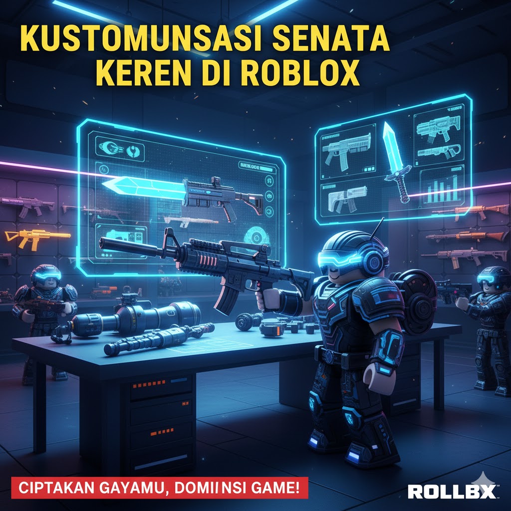 Kustomisasi Senjata Keren di Roblox