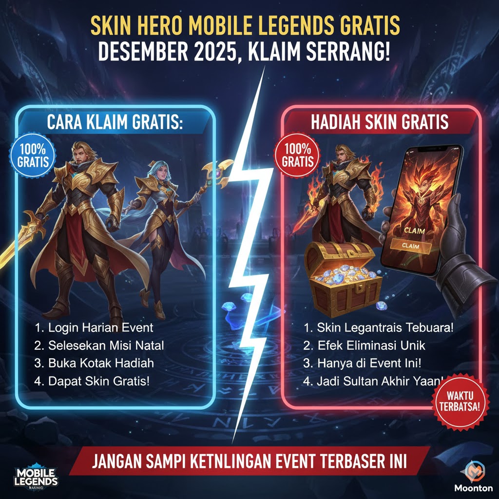 Skin Hero Mobile Legends Gratis Desember 2025, Klaim Sekarang!