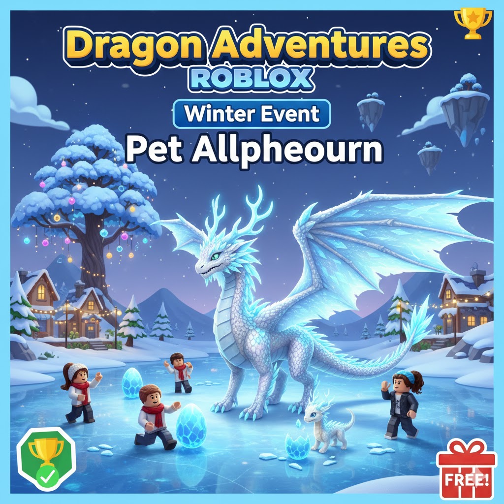 Dragon Adventures Roblox Winter Event: Pet Allpheourn