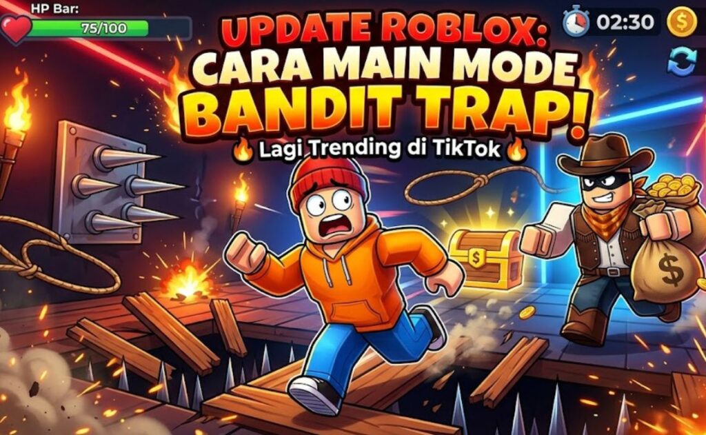 Update Roblox: Cara Main Mode 'Bandit Trap' yang Lagi Trending di TikTok